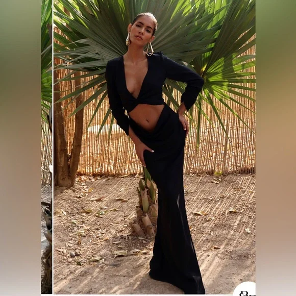 boho long dresses with sleeves Ana Sleeve Open Back Wedding Dress Extra large custom Prom Dresses Color:US4 flowing tiered maxi is Audrey Women's Dress in